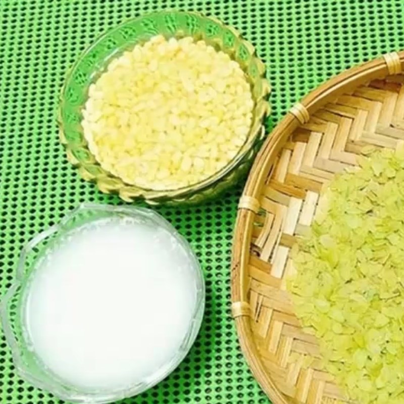 Bước 1 Sơ chế nguyên liệu Chè cốm đậu xanh