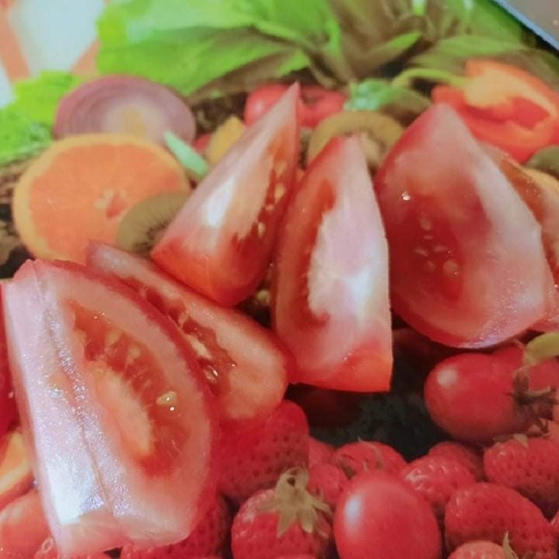 Bước 1 Sơ chế nguyên liệu Cà tím sốt cà chua