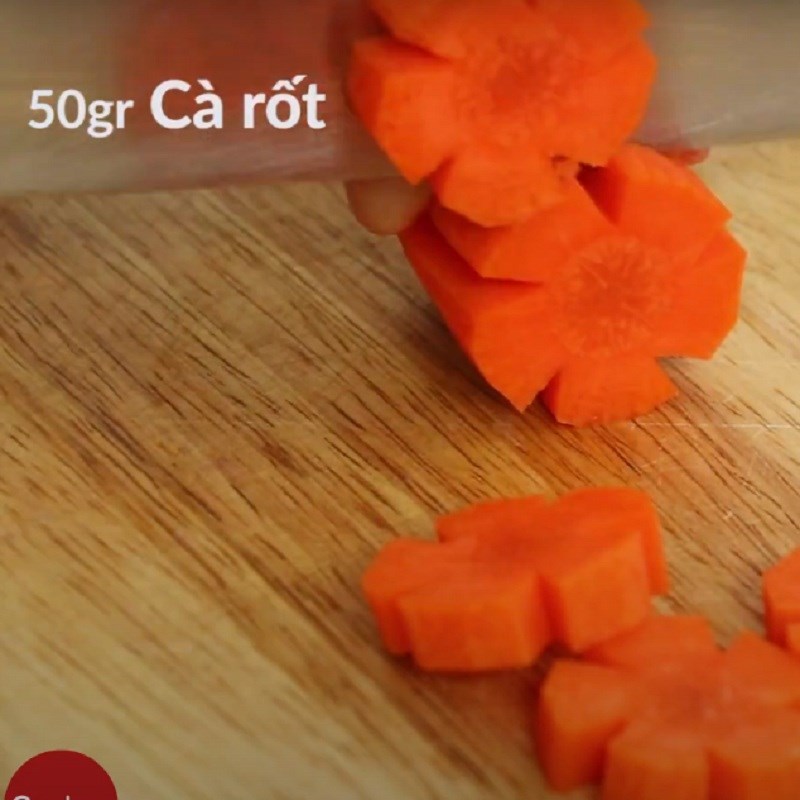 Bước 1 Sơ chế nguyên liệu Canh đu đủ chay với nấm rơm