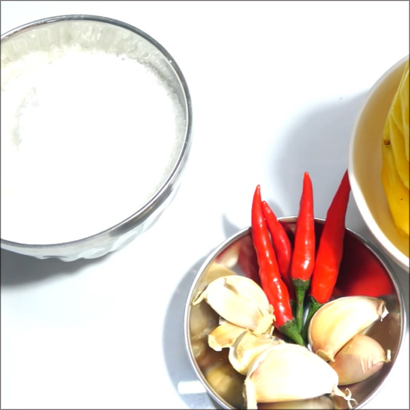 Bước 1 Sơ chế nguyên liệu Nước chấm mắm nêm