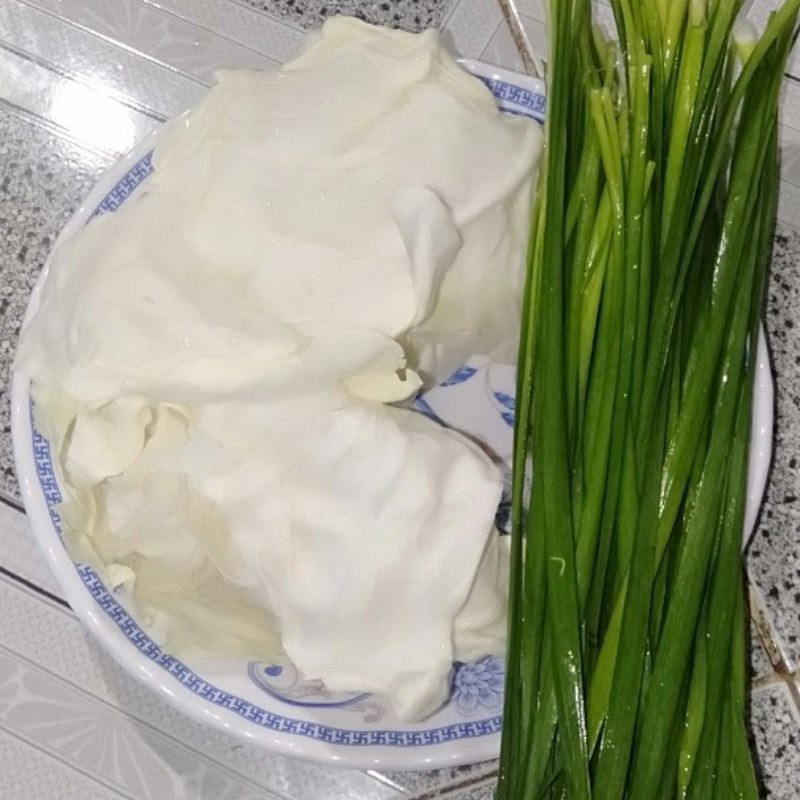Bước 2 Sơ chế nguyên liệu khác Canh bắp cải cuốn thịt bằm