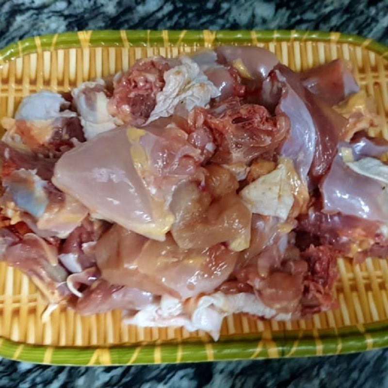 Bước 2 Sơ chế nguyên liệu khác Gà nấu đông với mộc nhĩ, nấm hương