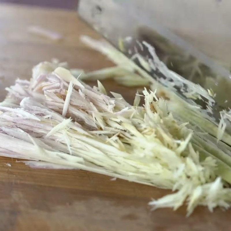Bước 2 Sơ chế nguyên liệu phụ Ếch chiên lá lốt