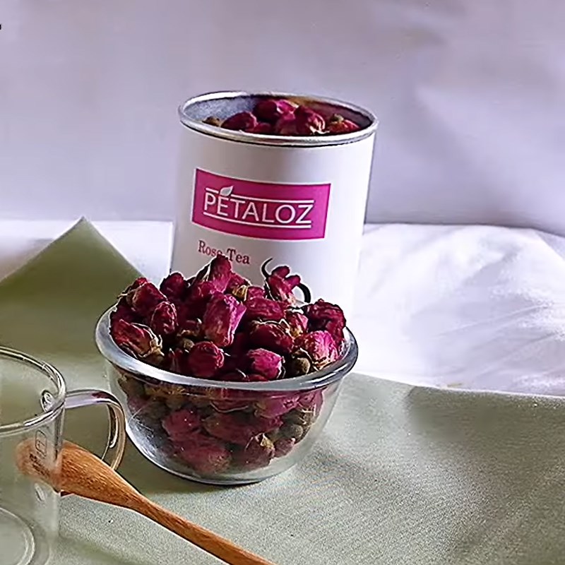 Bước 1 Sơ chế nụ hoa hồng khô Trà hoa hồng khô