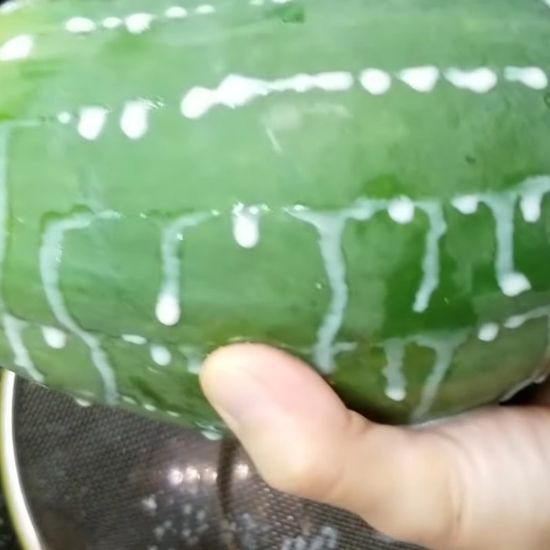 Bước 1 Sơ chế rau Nộm đu đủ cà rốt