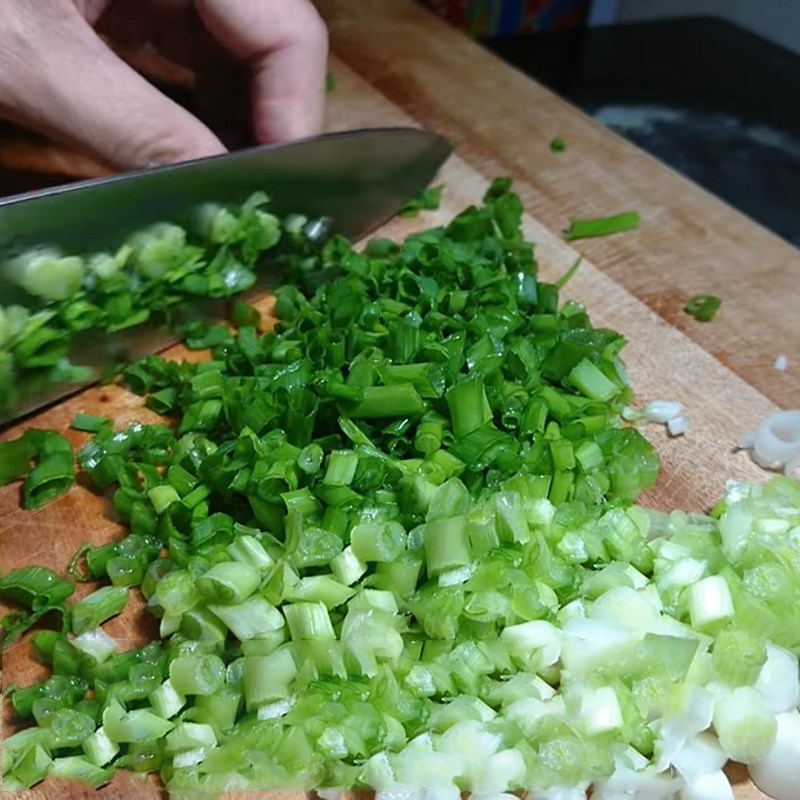 Bước 1 Sơ chế rau củ Trứng cuộn rau củ