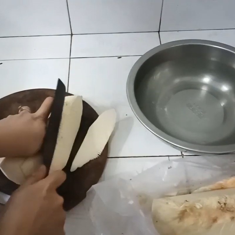 Bước 1 Sơ chế sake Sake chiên bằng bột chiên chuối