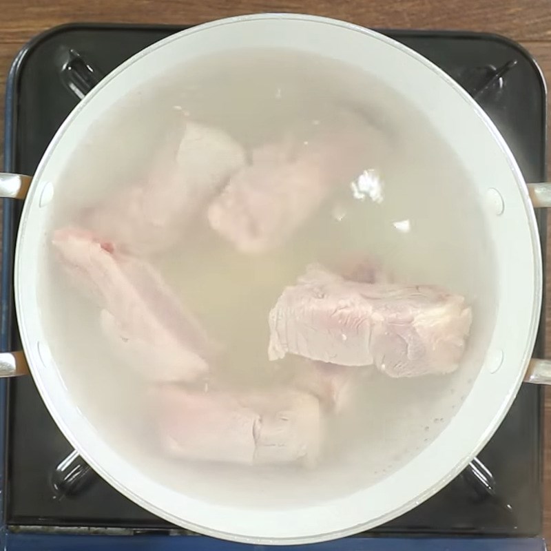 Bước 1 Sơ chế sườn Sườn nướng ngũ vị