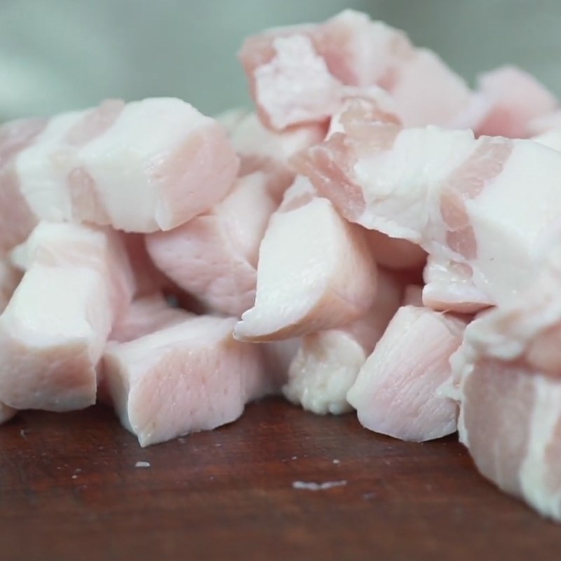 Bước 1 Sơ chế thịt heo Thịt kho sung