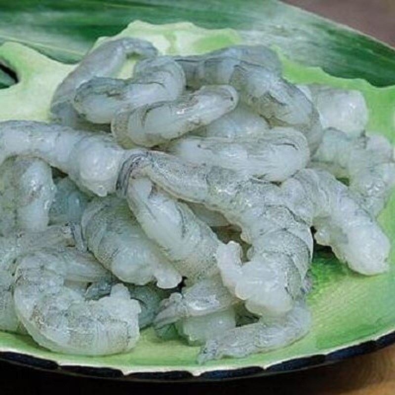 Bước 1 Sơ chế thịt và tôm Gỏi rau càng cua tôm thịt