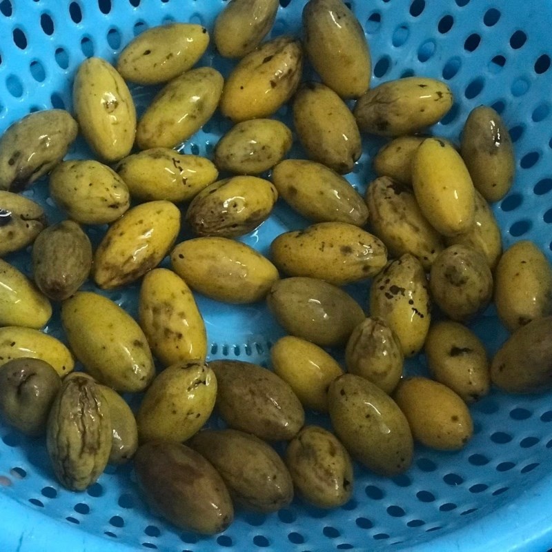 Bước 1 Sơ chế trám xanh Thịt kho trám xanh (công thức được chia sẻ từ người dùng)