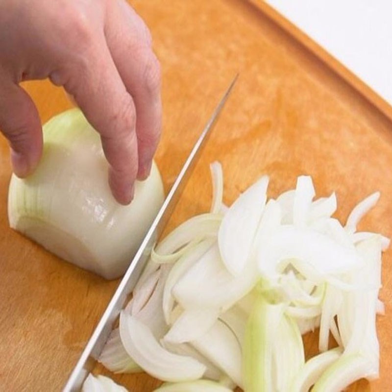 Bước 1 Sơ chế nguyên liệu Pizza bò dứa