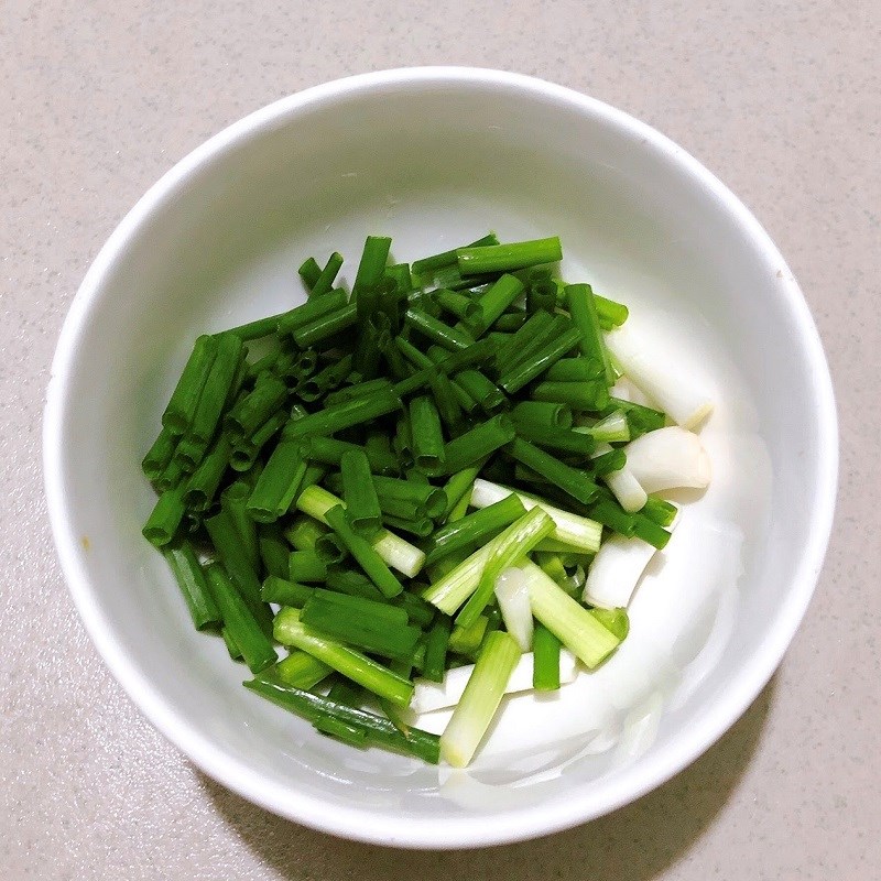 Bước 1 Sơ chế nguyên liệu Canh cải thảo tôm khô
