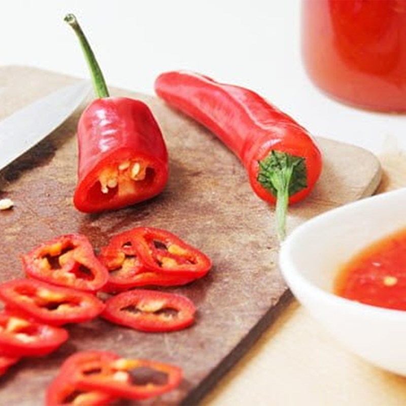 Bước 2 Sơ chế nguyên liệu khác Bí đỏ xào thịt xông khói