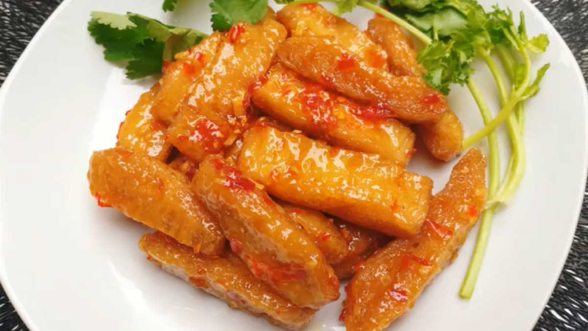 Sườn non chay rim chanh