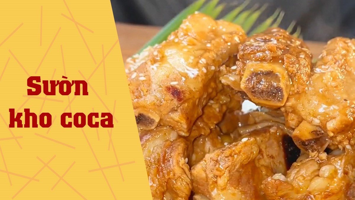 Sườn kho coca (Công thức được chia sẻ từ TikTok Cách Nấu Ngon cùng Cách Nấu Ngon)