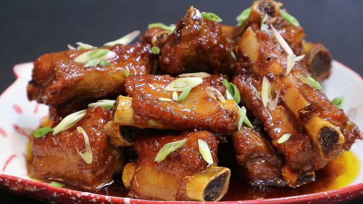 Sườn kho coca