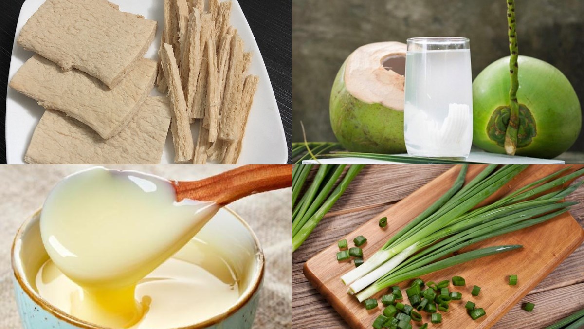 Nguyên liệu món ăn sườn non chay khìa