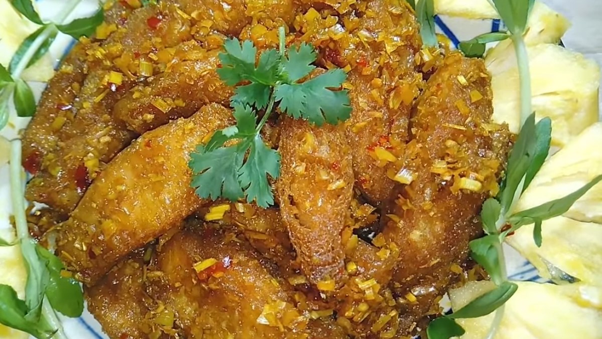 Sườn non chay kho sả ớt