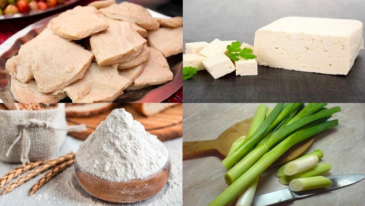 Nguyên liệu món ăn sườn non chay nướng