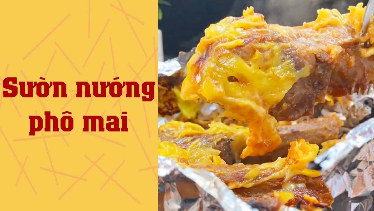 Sườn nướng phô mai (Công thức được chia sẻ từ TikTok Cách Nấu Ngon cùng Cách Nấu Ngon)