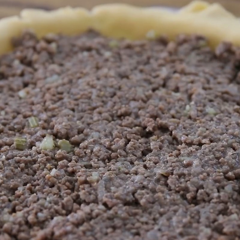 Bước 7 Tạo hình bánh Bánh khoai tây thịt bò - La tourtiere