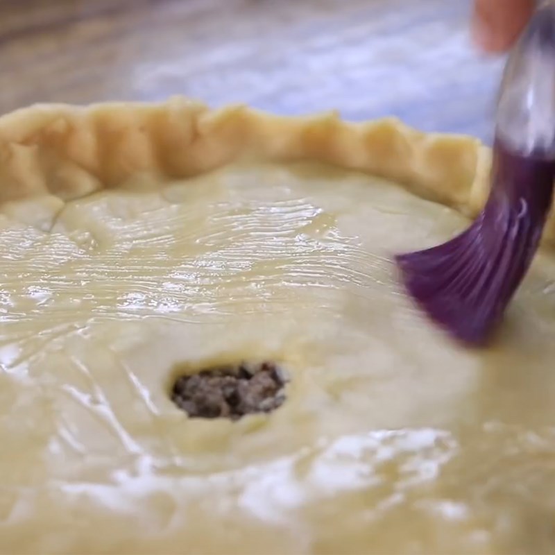 Bước 7 Tạo hình bánh Bánh khoai tây thịt bò - La tourtiere