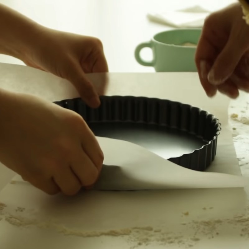 Bước 3 Tạo hình bánh Cách làm vỏ bánh tart
