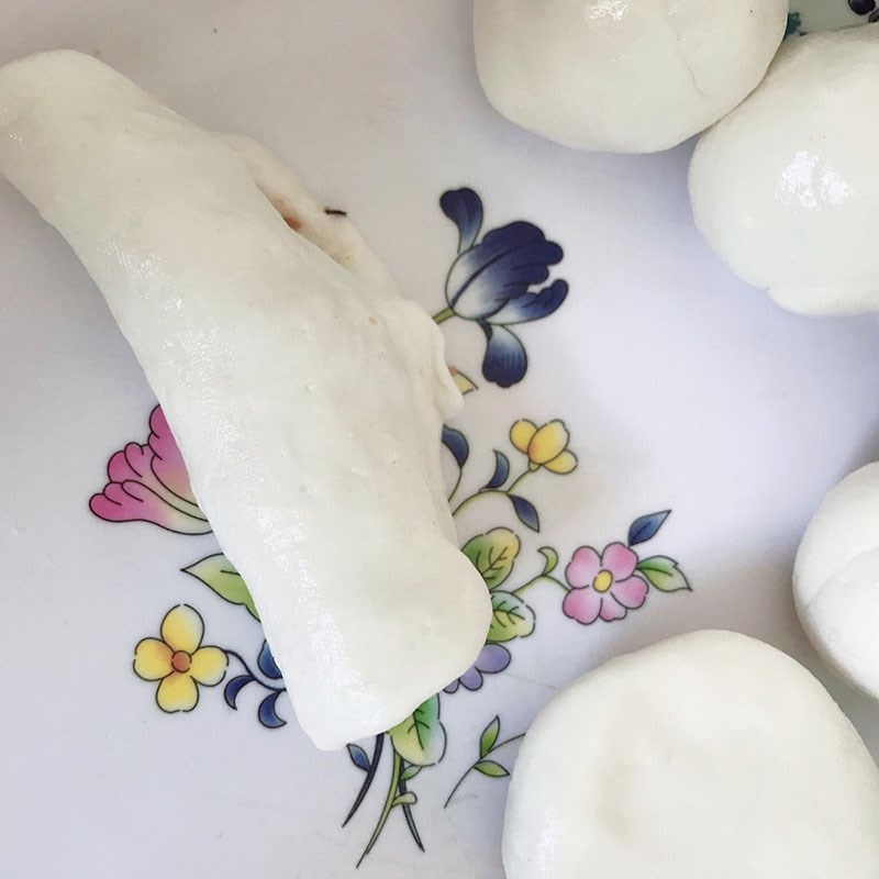 Bước 3 Tạo hình cho bánh Há cảo hấp nhân tôm thịt (công thức được chia sẻ từ người dùng)