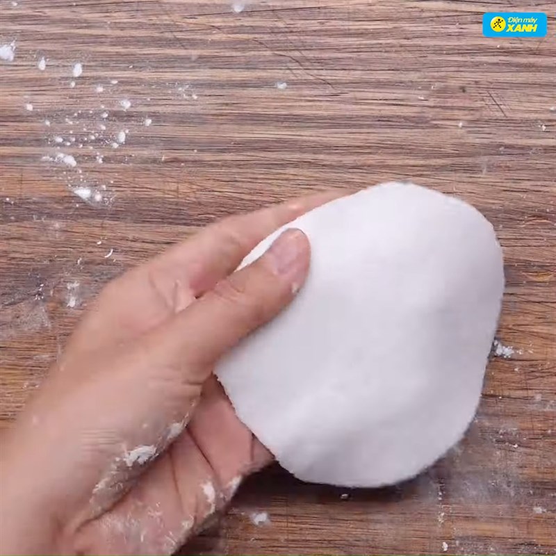 Bước 4 Tạo hình cho bánh Há cảo hấp nhân tôm thịt
