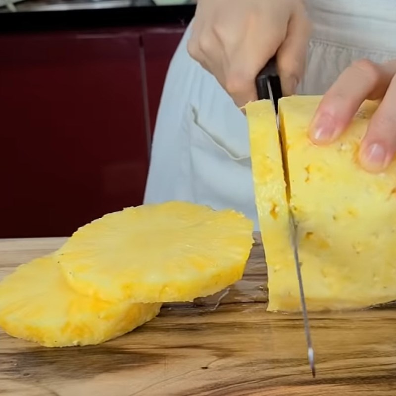 Bước 2 Tạo hình dứa Bánh phô mai nướng dứa