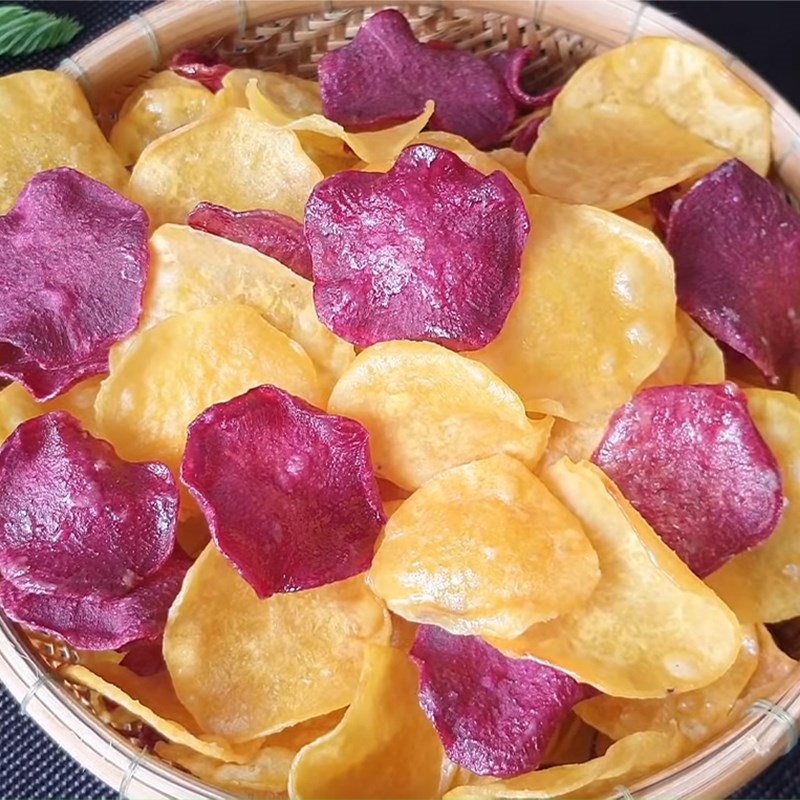 Bước 4 Thành phẩm Khoai lang chiên bơ