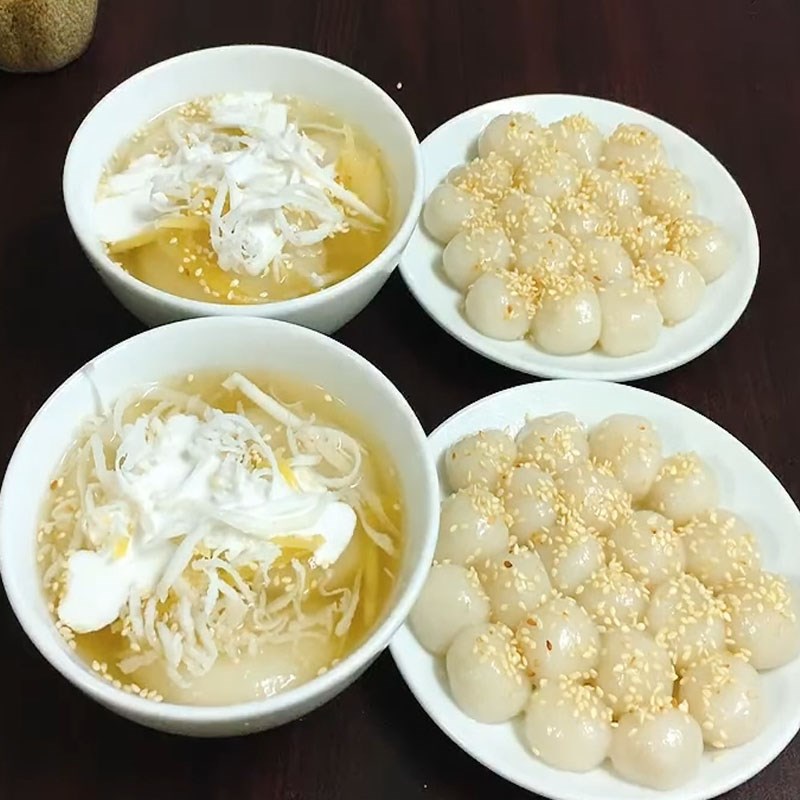 Bước 6 Thành phẩm Bánh trôi chay đậu xanh