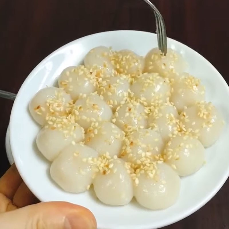 Bước 6 Thành phẩm Bánh trôi chay đậu xanh