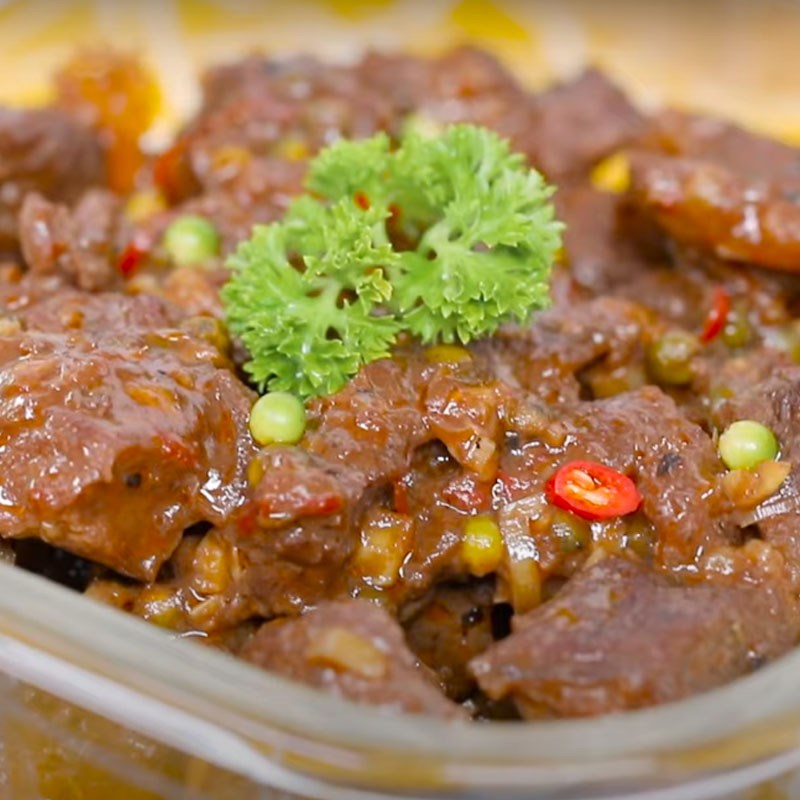 Bước 4 Thành phẩm Thịt bò kho tiêu