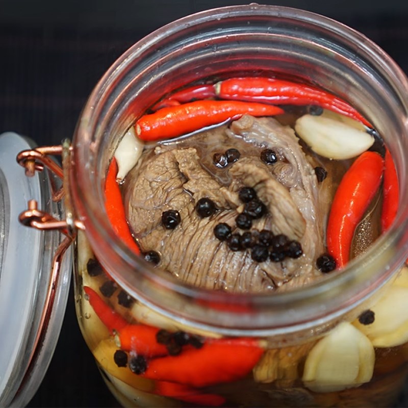 Bước 4 Thành phẩm Bắp bò ngâm dấm (giấm)