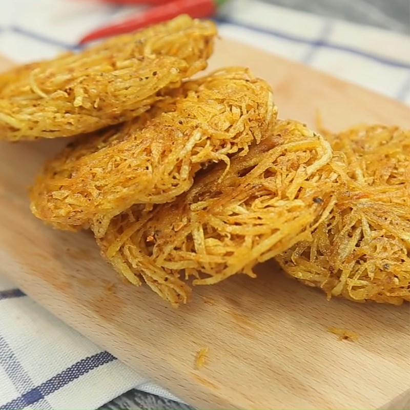 Bước 4 Thành phẩm Bánh khoai tây chiên cay