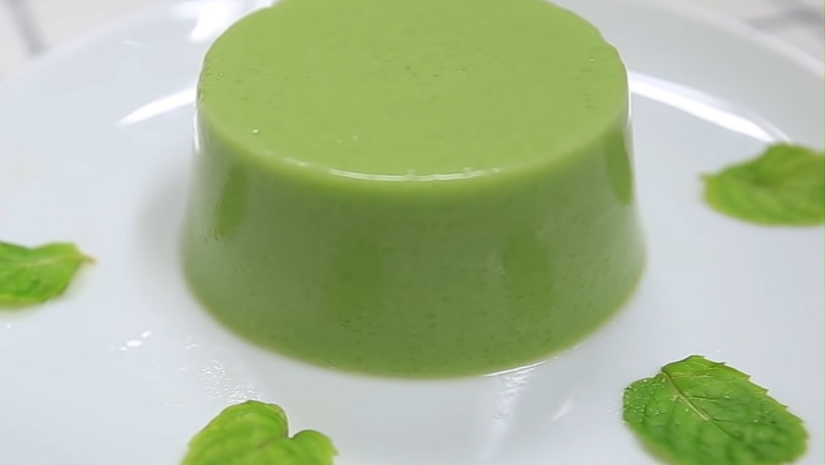 Thạch sữa chua matcha