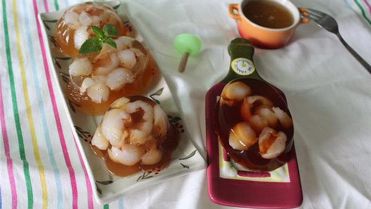 Thạch vải trà