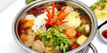thanh dam bo mat cuoi tuan voi 2 mon lau nam chay thom ngon don gian va de lam 9 760x367 1