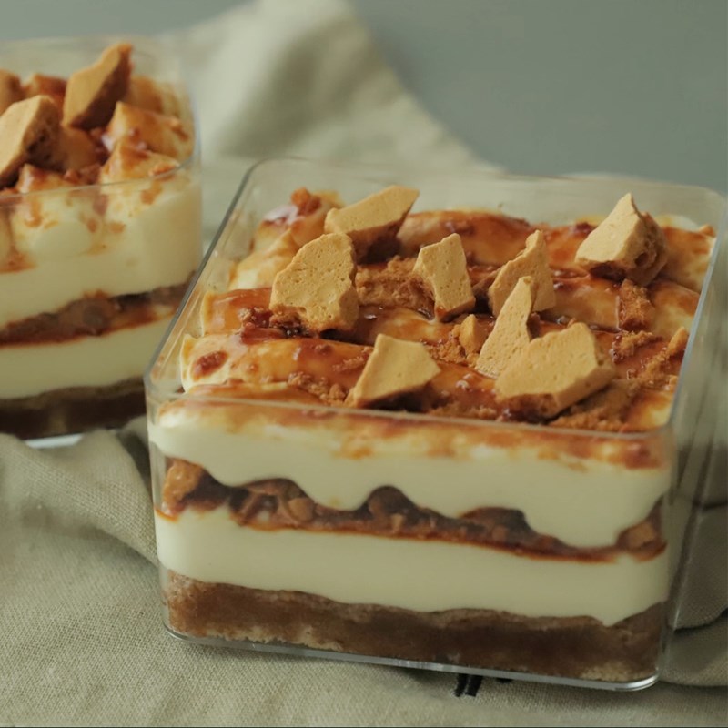 Bước 8 Thành phẩm Tiramisu kẹo đường dalgona