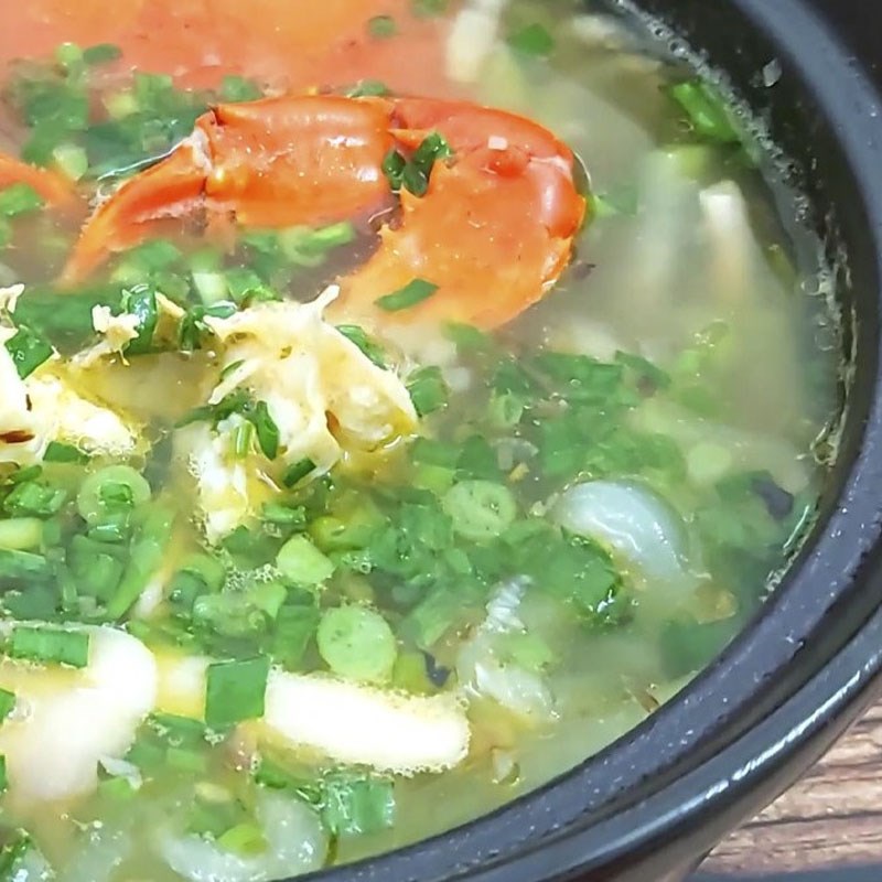 Bước 5 Thành phẩm Canh cua biển nấu bầu