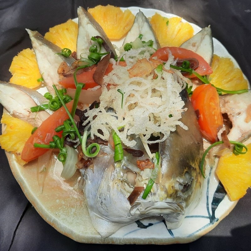 Bước 4 Thành phẩm Cá chim trắng hấp chua ngọt