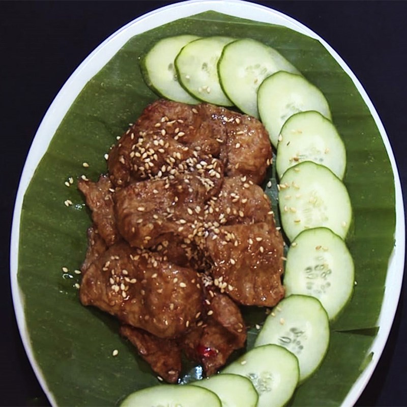 Bước 5 Thành phẩm Sườn non chay nướng mè