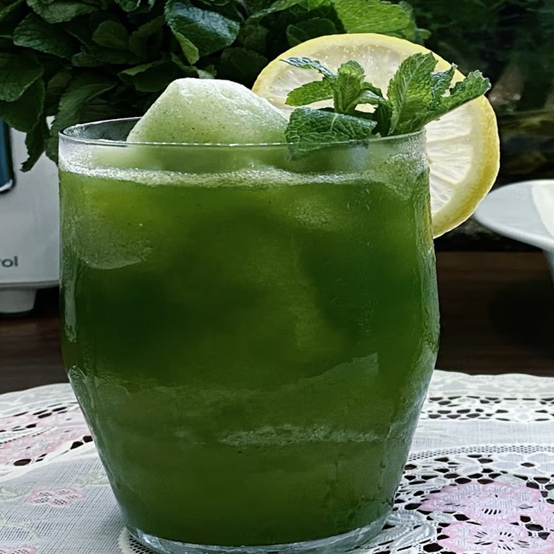 Bước 4 Thành phẩm Sinh tố chanh bạc hà