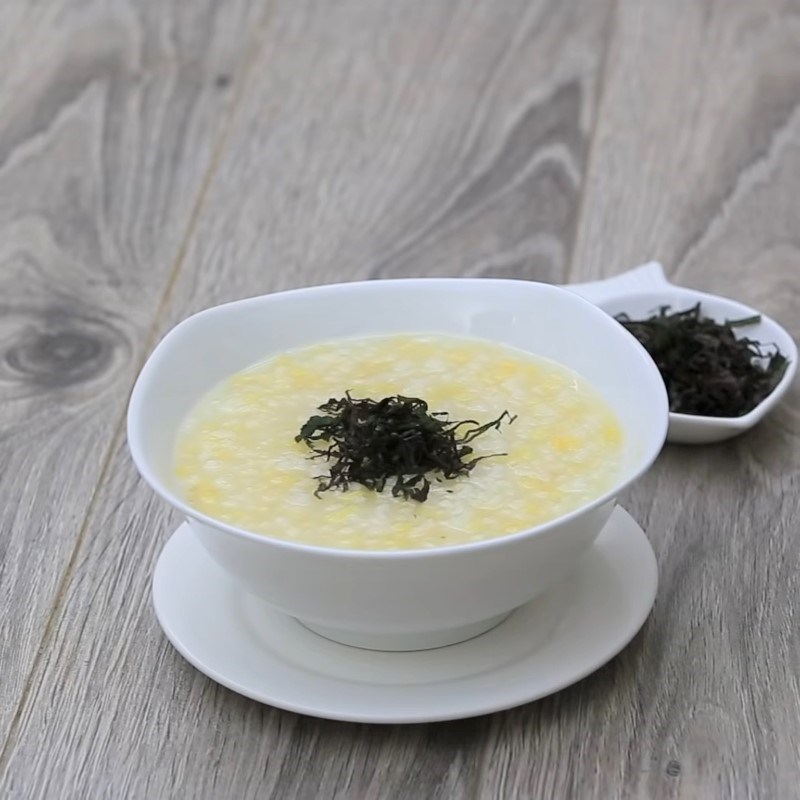 Bước 4 Thành phẩm Cháo đậu xanh tía tô