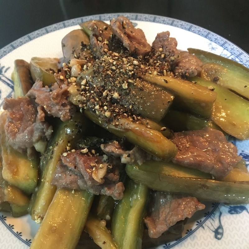 Bước 4 Thành phẩm Cà tím xào thịt bò