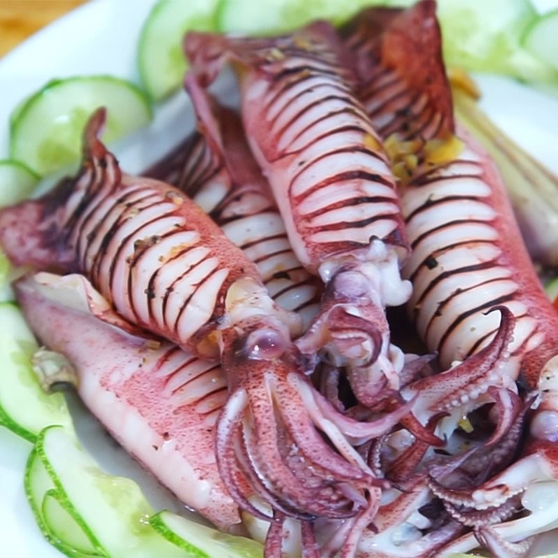 Bước 3 Thành phẩm Mực hấp bia 