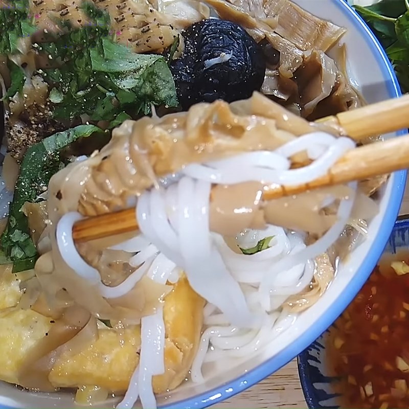 Bước 6 Thành phẩm Bún măng chay