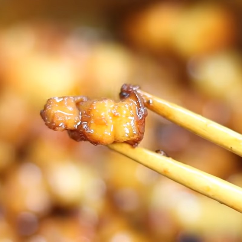 Bước 4 Thành phẩm Thịt ba chỉ rim nước mắm